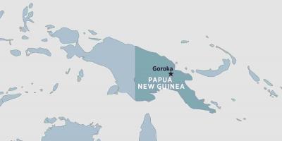 Map of goroka papua new guinea
